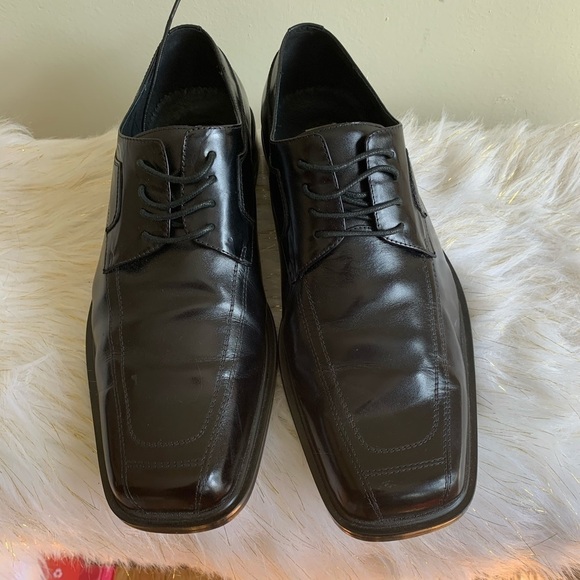 Giorgio V black leather shoes size 13M - Picture 8 of 11